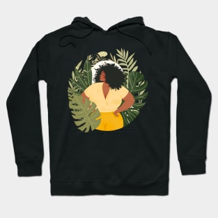 Curvy Black Woman Boho Hoodie